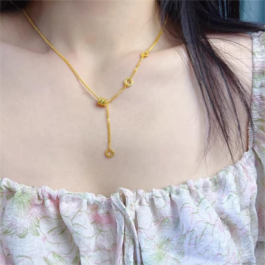 Tassel Light Luxury Versatile Personality Lucky Beads Necklaces