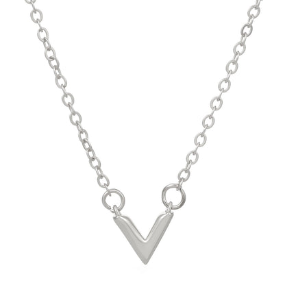 V-shaped Female Pendant Retro Fashion Elegance Necklaces