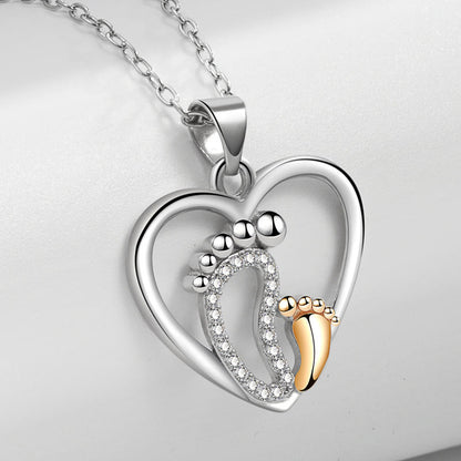 Concentric Pendant Heart Jewelry Mother's Day Necklaces
