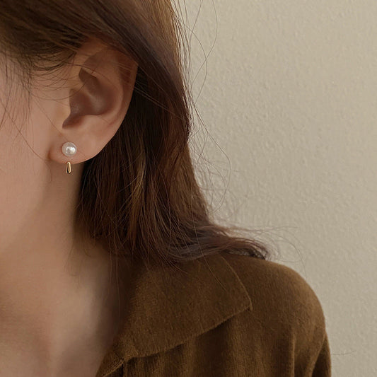 Women's Design Pearl Beanie Minimalist For Trendy Earrings