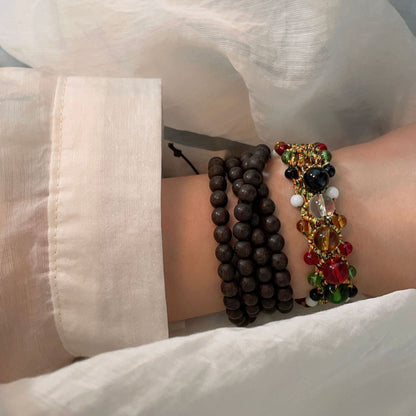 Stone Color Beaded Light Luxury Minority Exquisite Summer High-grade Bracelets