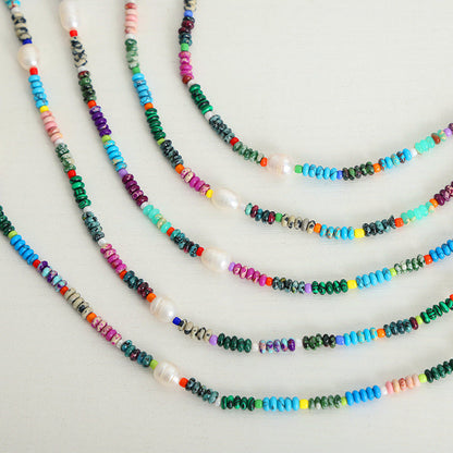 Luxury High Sense Design Natural Colorful Necklaces