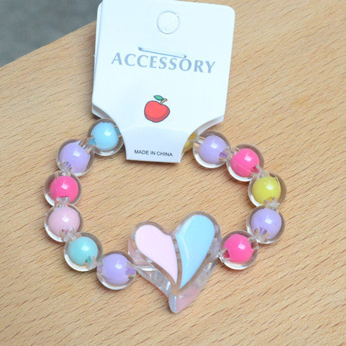 Children's Candy Princess Jelly Color Beaded Cute Bracelets