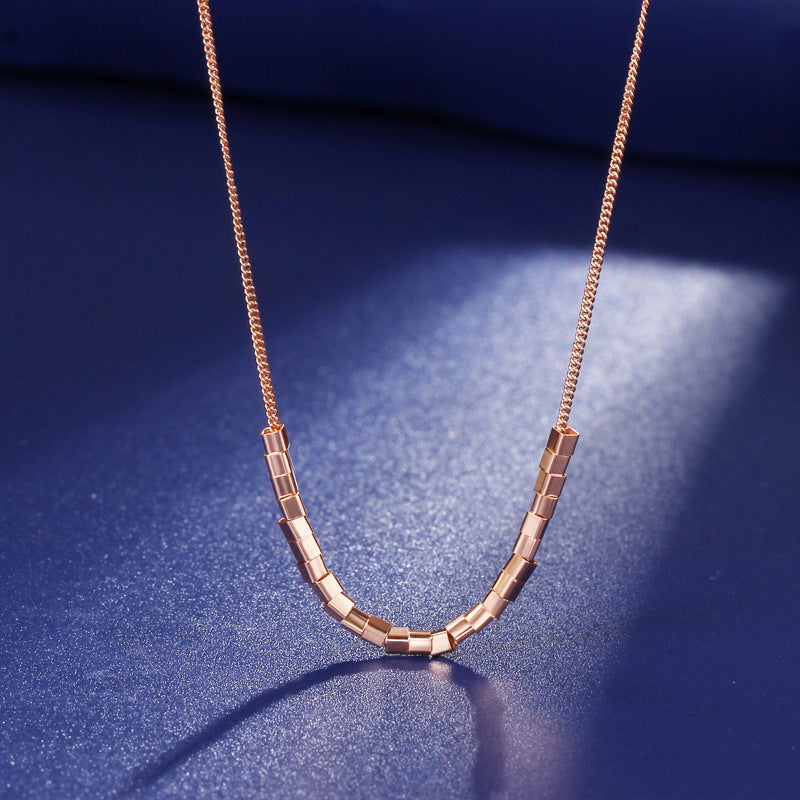 Sterling Sier Niche Design Cold Style Birthday Gift Necklaces