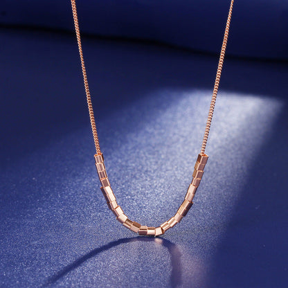 Sterling Sier Niche Design Cold Style Birthday Gift Necklaces