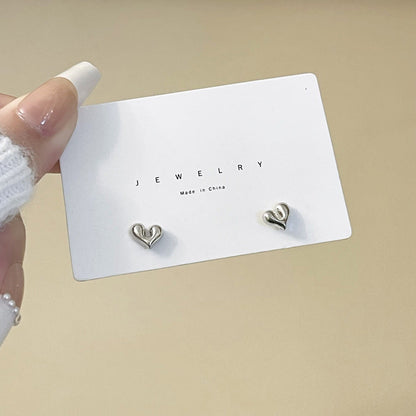 Love Shape Graceful And Petite Female Cold Earrings