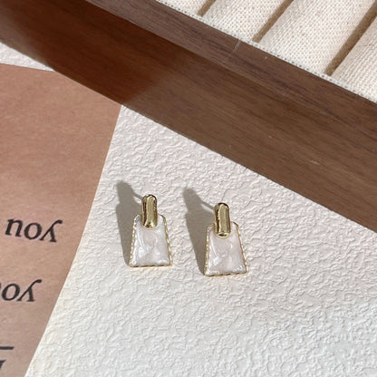 Needle Drop Oil Niche Design Female Simple Earrings