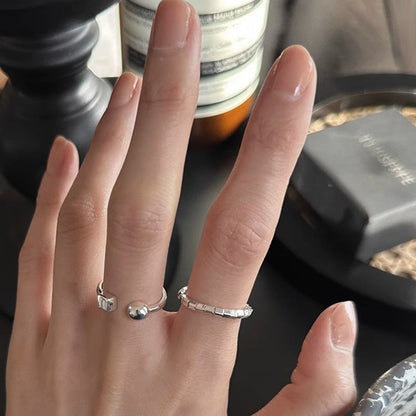 Cut Small Stone Female Fashion Simple Daily Rings