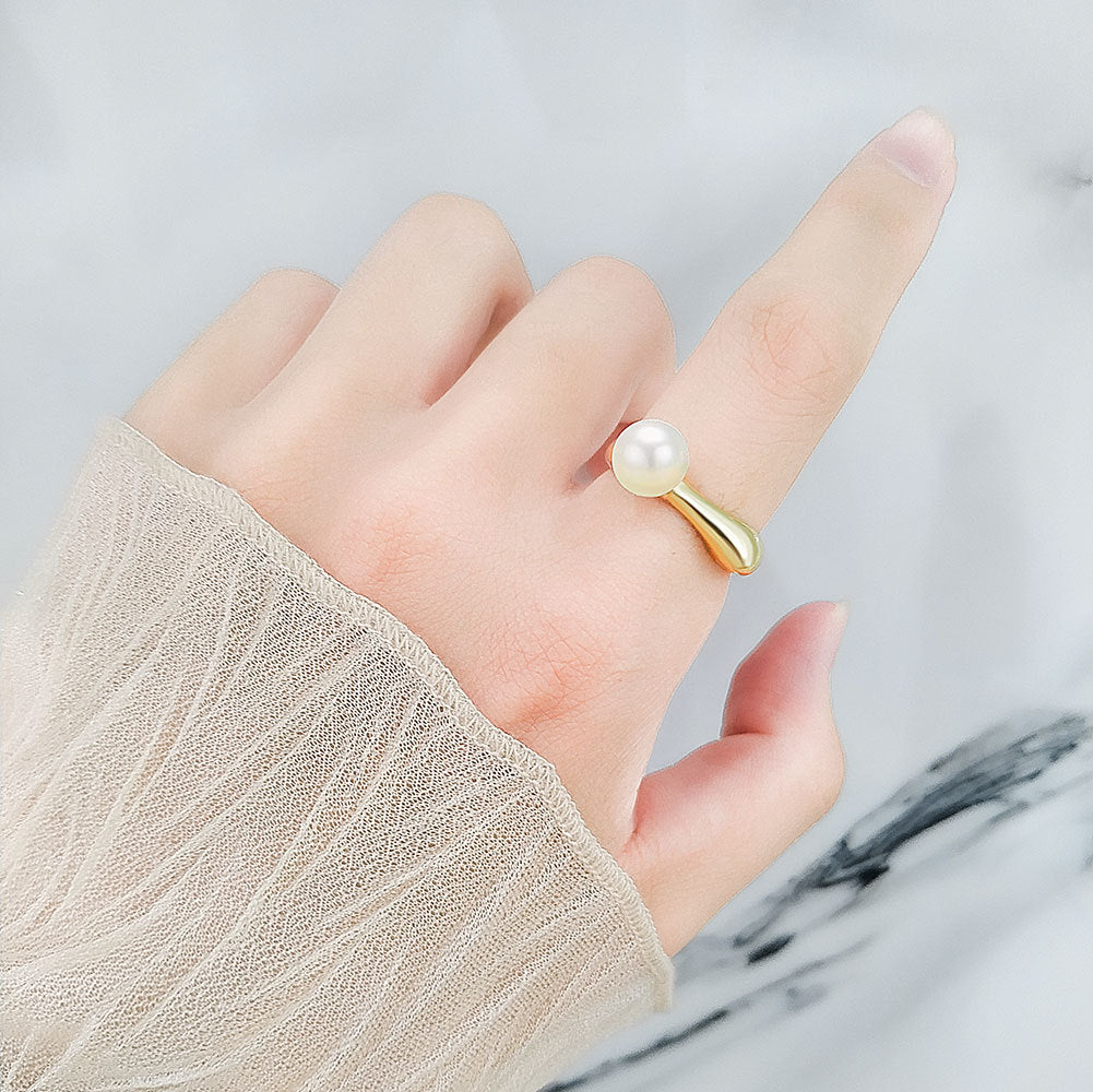 Abalone Shell Simple Fashion Minority Design Rings