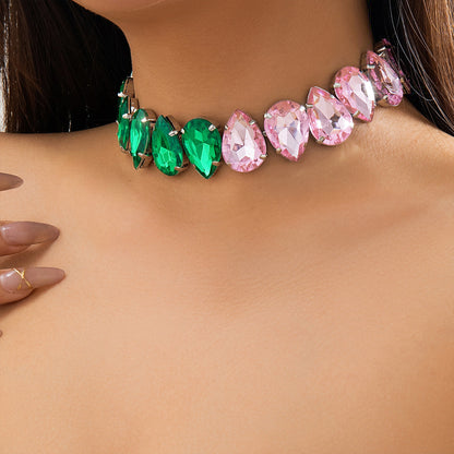 Niche Design Light Luxury Full Diamond Necklaces