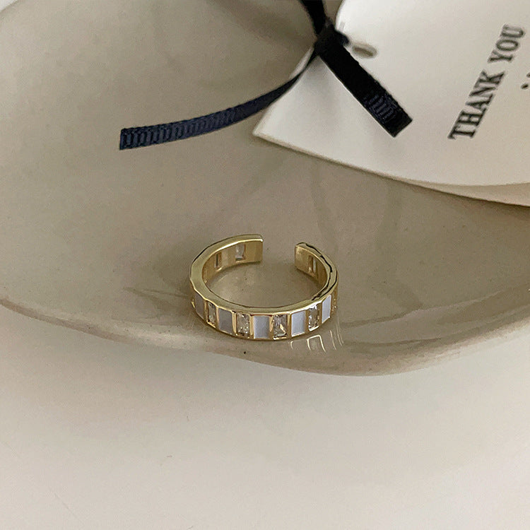 Metal Open Suit Female Retro Personality And Rings