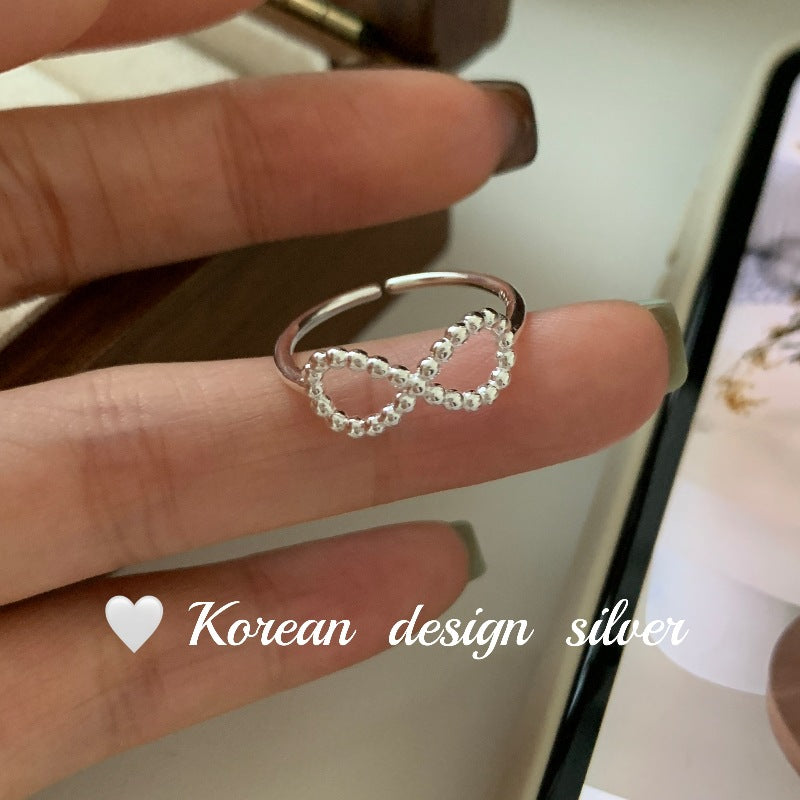 Design Sier Accessories Sterling Fine Twist Infinite Twin Rings