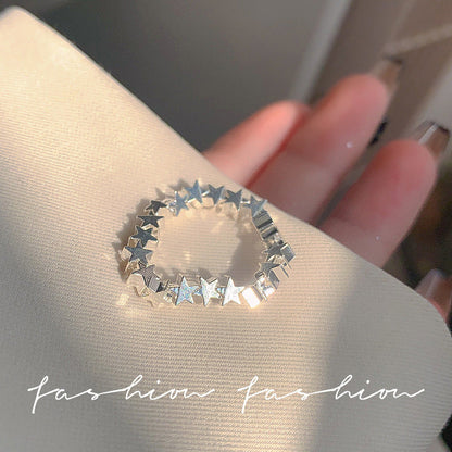 Small Pieces Of Sier Female Style Rings