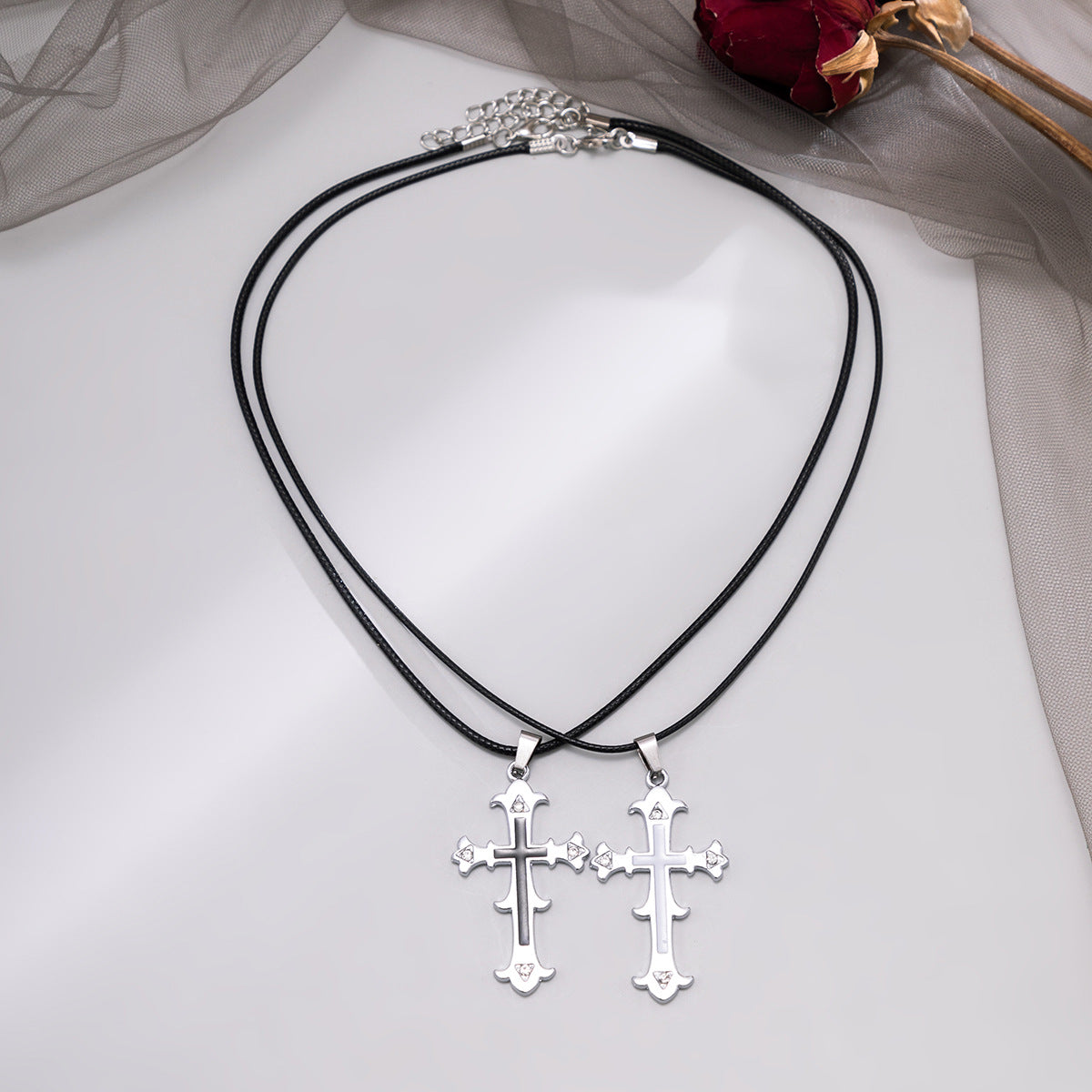 Hot Cold Wind Five-pointed Star Pendant Neck Necklaces