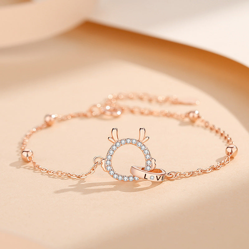 Women's Sier Life Chinese Clavicle Chain Micro Necklaces