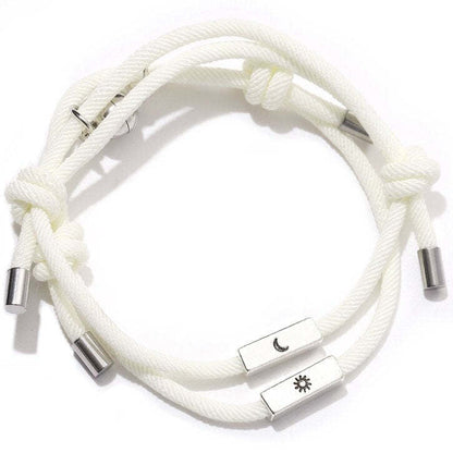 Rope Sun And Moon Couple Pair Of Bracelets