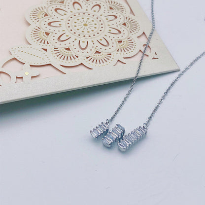 Elegance Retro Temperament Wave Zircon With Necklaces