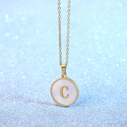 Stainless Steel Female Pendant Ornament Small Necklaces