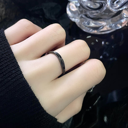 Women's Personalized Niche Design Dark Retro Fashion Rings