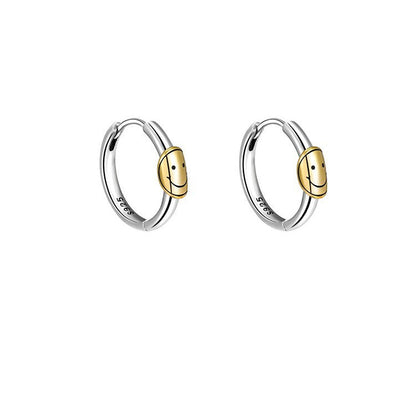 Smiley Face Ear Female Niche Advanced Summer Fashion Earrings