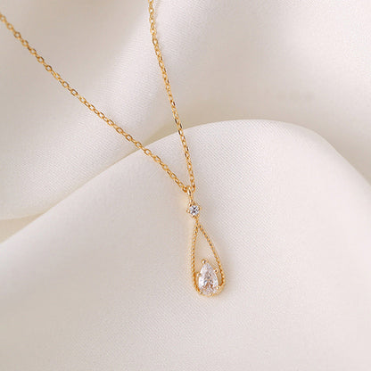 Women's Exquisite Super Fairy Design Water Drop Necklaces
