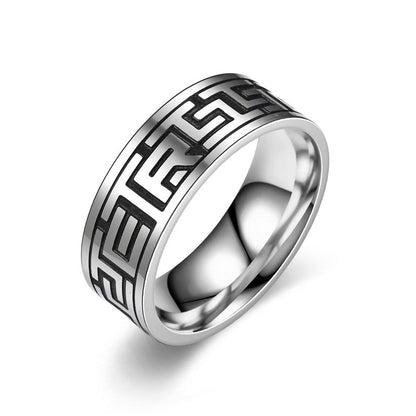 Men's Style Hand Jewelry Handsome Trendy Fashionable Rings