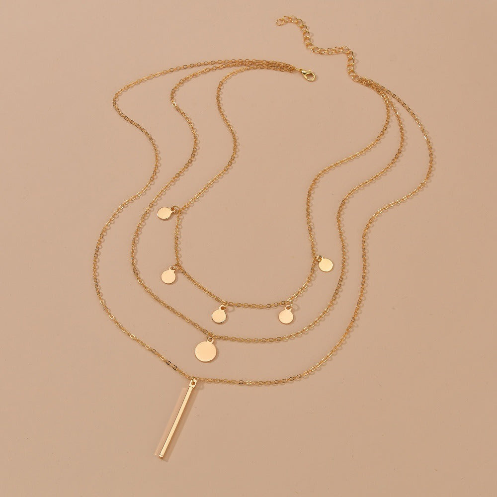 Women's Slice Personalized Tassel Long Pendant Fashion Necklaces