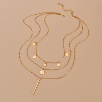 Women's Slice Personalized Tassel Long Pendant Fashion Necklaces