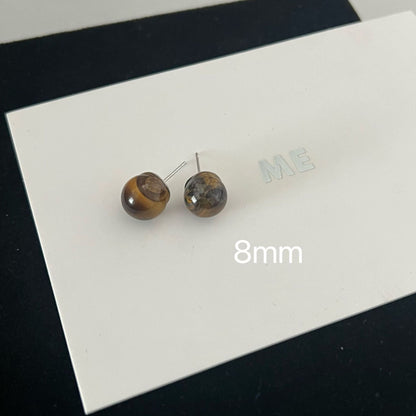 Women's Tigereye For Niche Design Simple Daily Earrings
