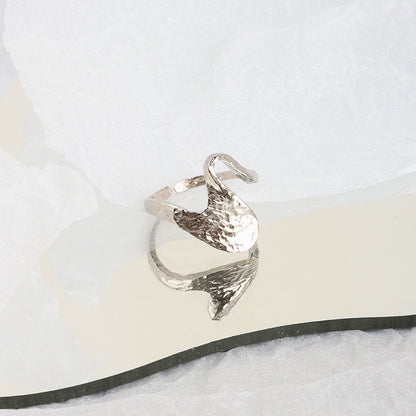 Personality Fashion Irregular Big Wave Cold Rings