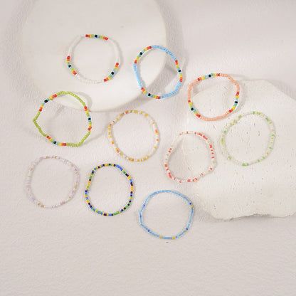 Fresh Sweet Handmade Woven Beads Female Bracelets