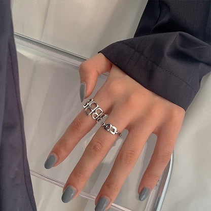 Female Retro Aloofness Style Index Finger Rings