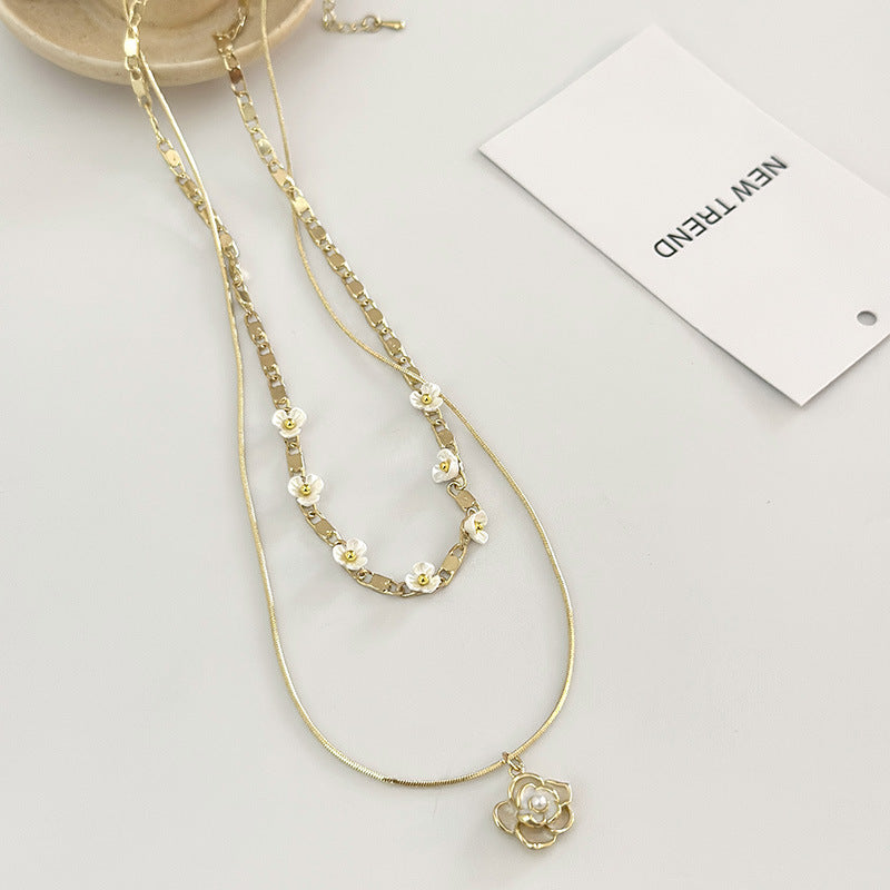 Pendant Clavicle Chain Female Summer Light Necklaces