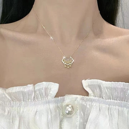 White Chalcedony Longevity Get Girlfriends Birthday Necklaces