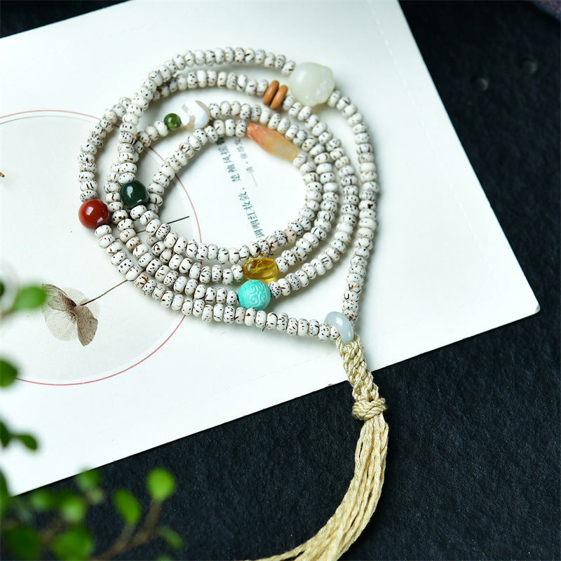 Gold Seed Bodhi Ethnic Style Cultural Artifact Bracelets