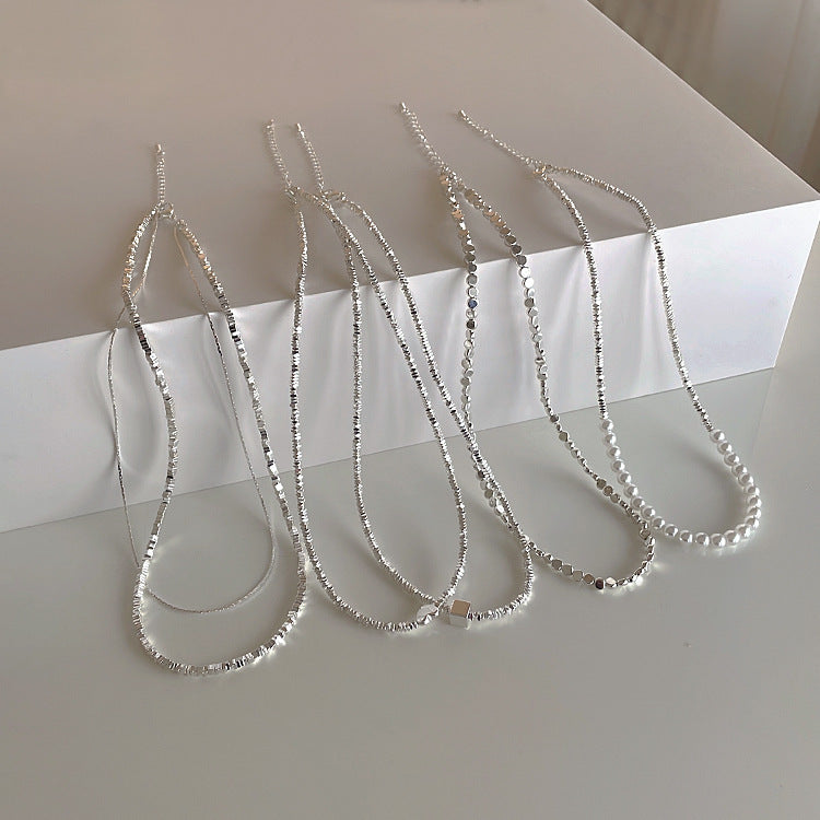 Women's Small Pieces Of Sier For Niche Necklaces