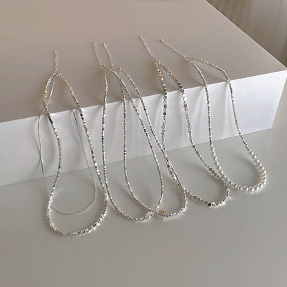 Women's Small Pieces Of Sier For Niche Necklaces