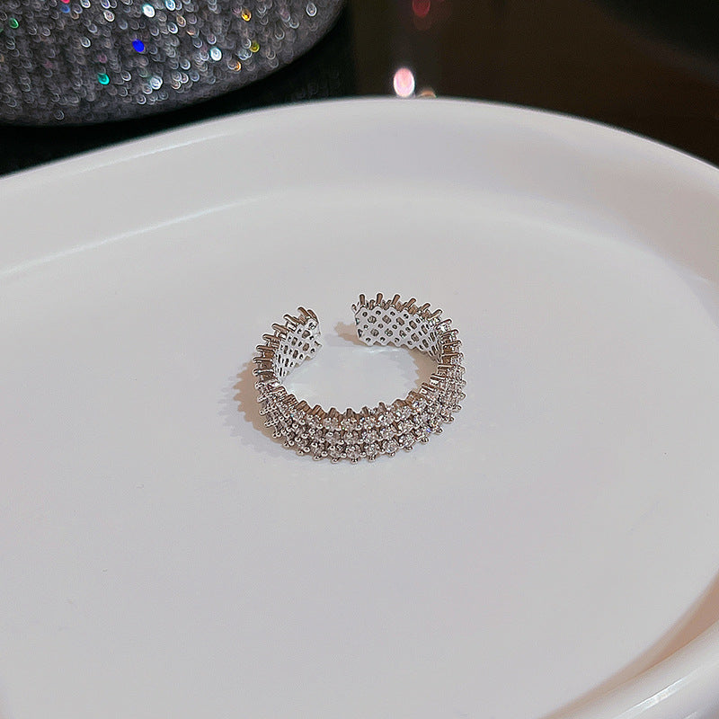 Wind Irregular Female Niche Design Simple Rings