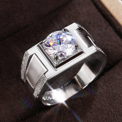 Men's Shi Classic Luxury Zircon Fashion Ornament Rings