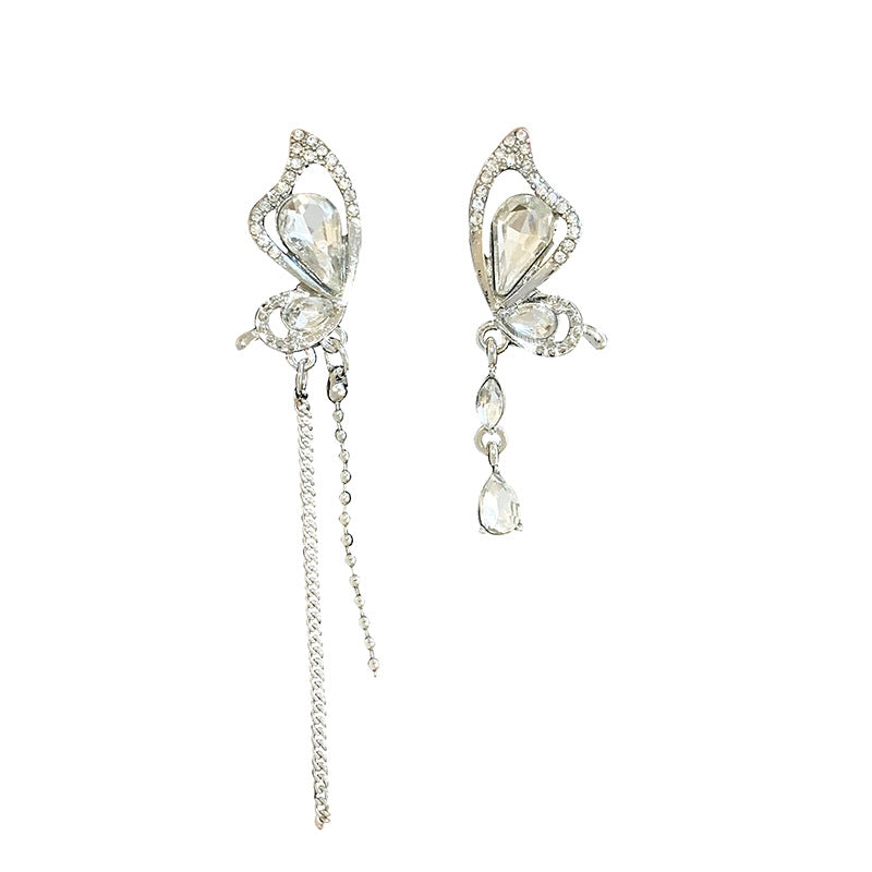 Women's Asymmetric Butterfly Light Luxury Minority Design For Rings