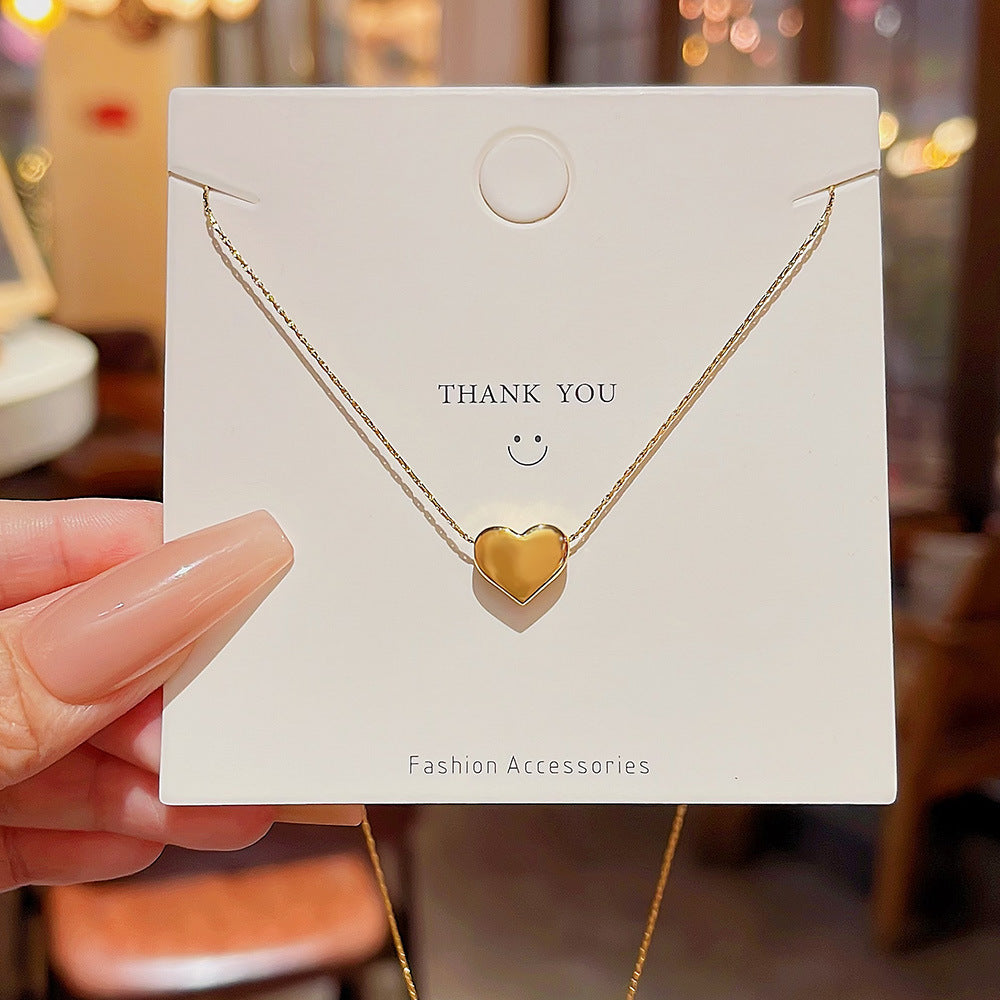 Style Love Titanium Steel Colorfast Sweater Necklaces