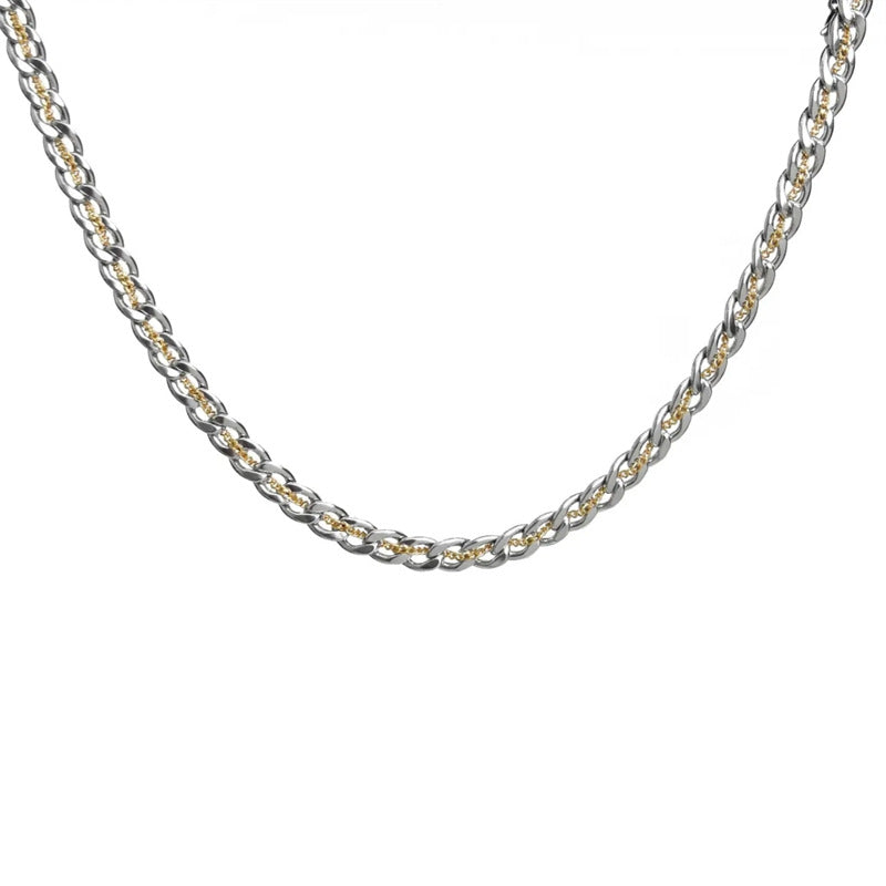 Men's Cuban Titanium Steel Niche Design Clavicle Chain Necklaces