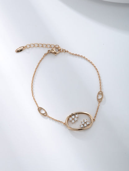 Women's Jewelry Simple Geometric Ellipse Fashion Ornament Bracelets