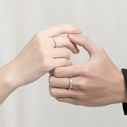 Women's & Men's & Double Knot Couple And Fashion Design Open Rings