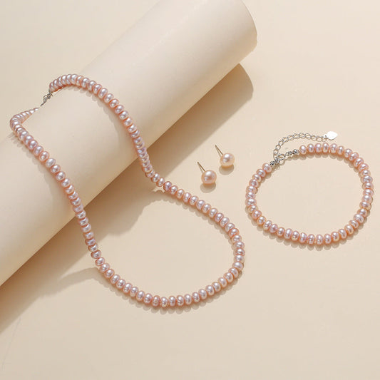 Women's And Natural Freshwater Pearl High-grade Suit Necklaces