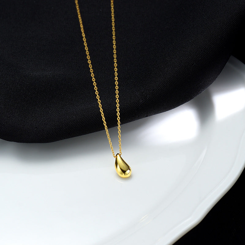 Titanium Steel No Fading Raindrop Female Necklaces