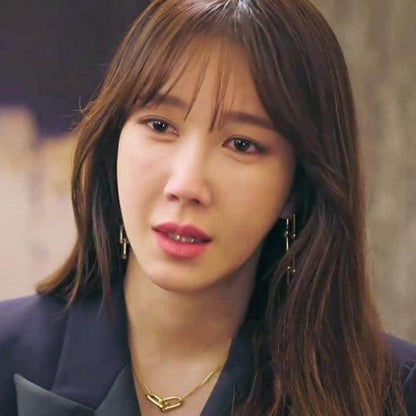 Women's Style Korean Drama Top Floor Female Owner Team Necklaces