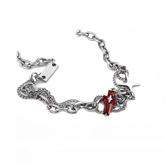 Women's & Men's & Titanium Steel No Fading Hip Hop Light Luxury High-grade Necklaces