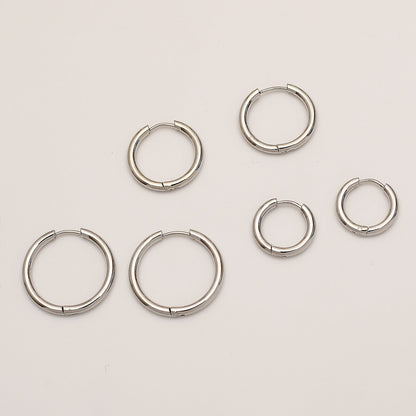 Women's Big And Small Circles Eardrop Elegant Personalized Simple Earrings