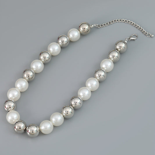 Women's Neck Accessories Fashion Style Round Beads Necklaces